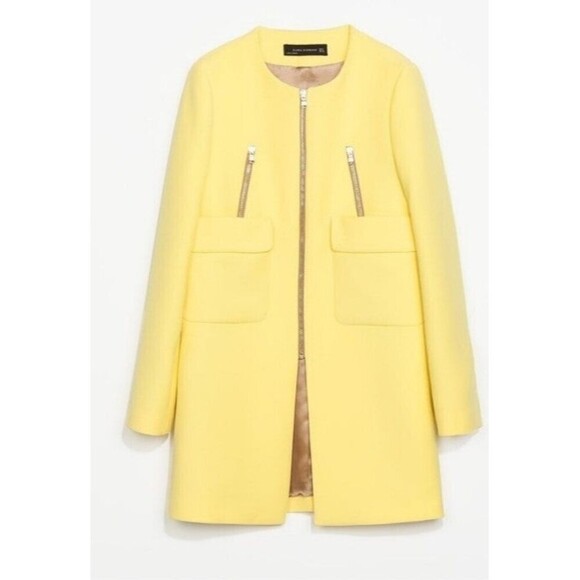 Zara Women Blogger Favorite Full Zip Coat - Picture 2 of 8